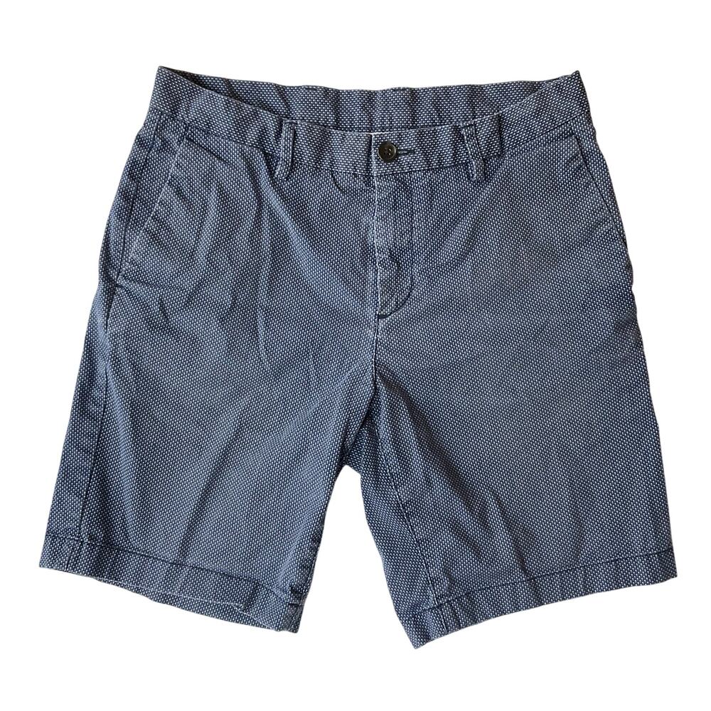 Michael Kors Men Flat Front Khaki Shorts size 30, Blue
